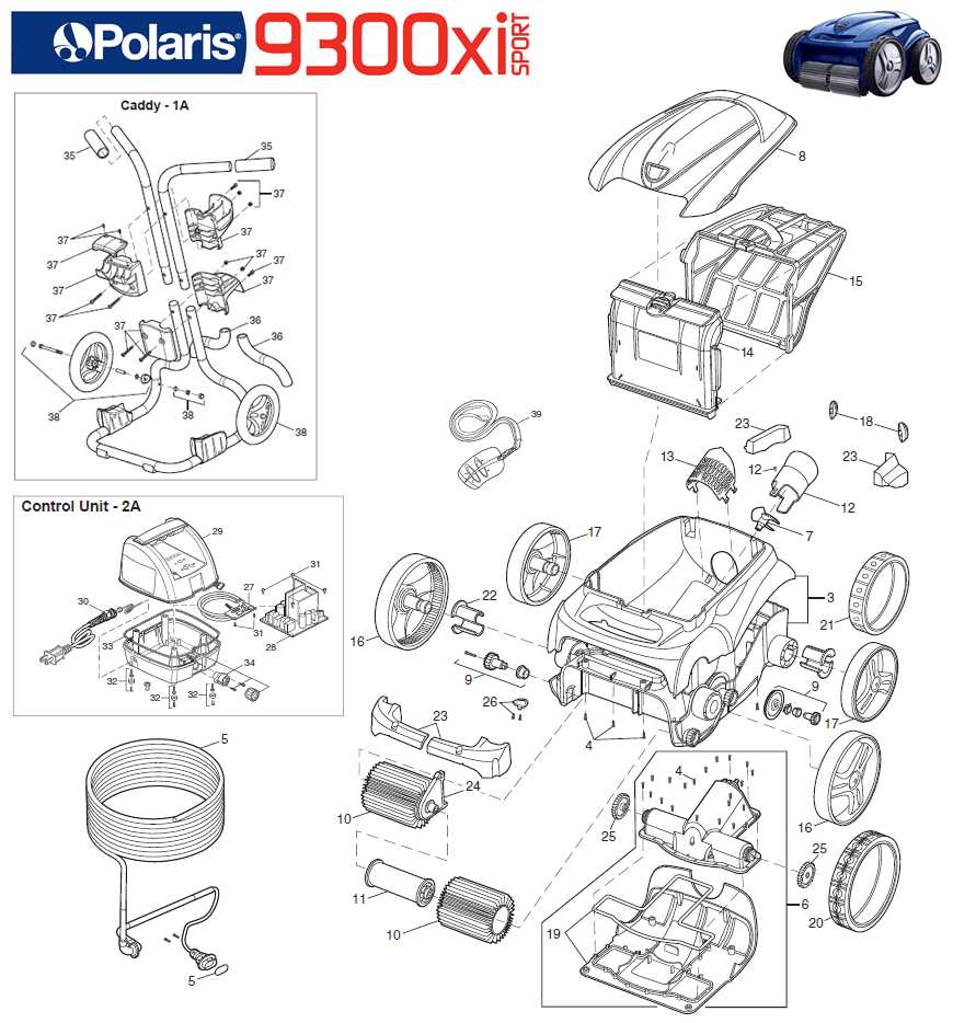 polaris p965iq parts diagram