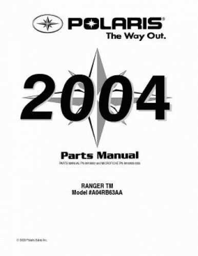 polaris ranger parts diagram