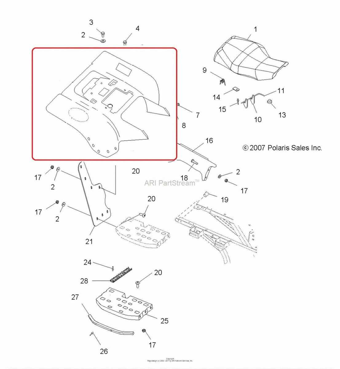 polaris scrambler parts diagram