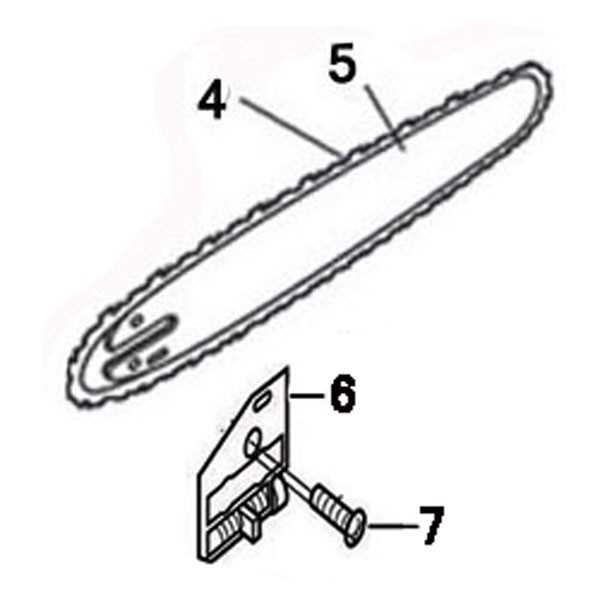 pole saw parts diagram