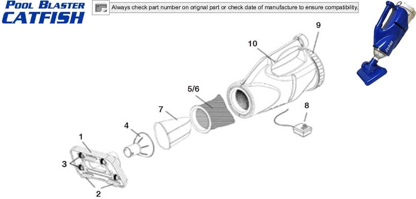 pool blaster parts diagram