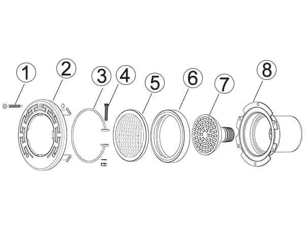 pool light parts diagram