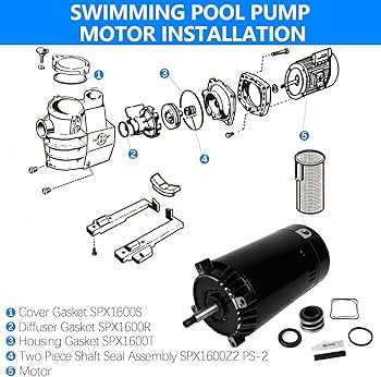 pool motor parts diagram