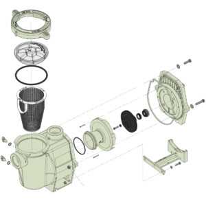 pool pump parts diagram