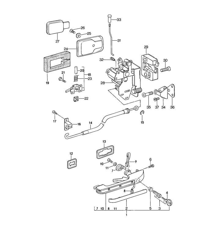 porsche 944 parts diagram