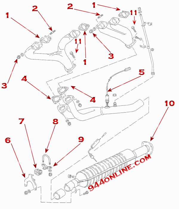 porsche 944 parts diagram