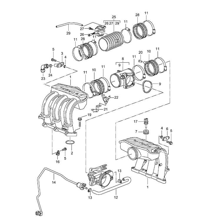 porsche boxster parts diagram