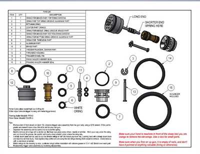 porter cable nail gun parts diagram