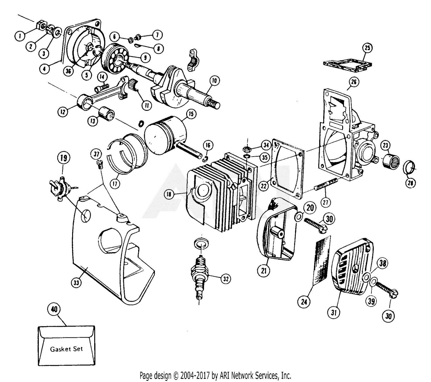 poulan 3.5 hp electric chainsaw parts diagram