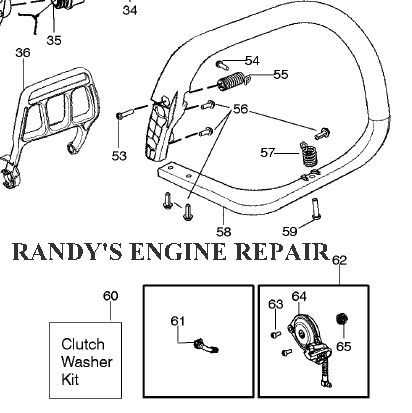 poulan 3400 parts diagram