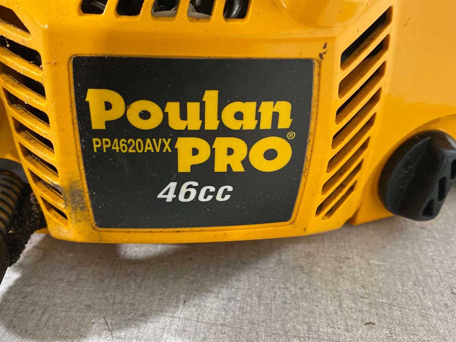 poulan pp4620avx parts diagram