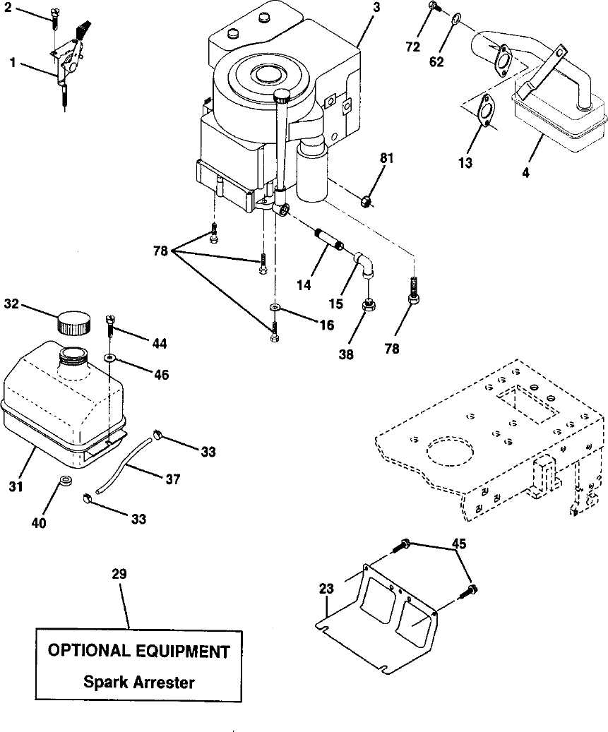 poulan pro 500e parts diagram