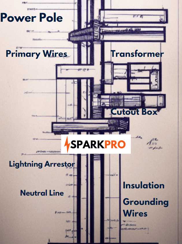 power pole parts diagram