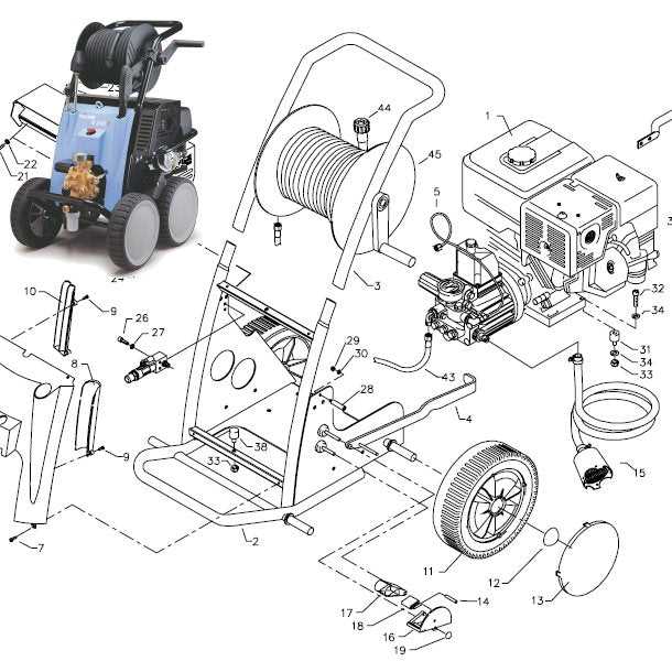 power washer parts diagram