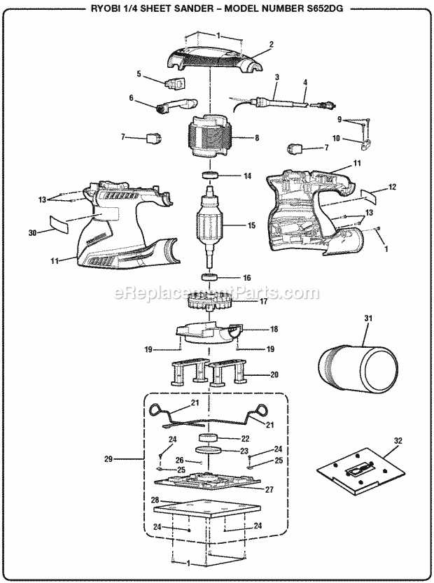 ryobi c4618 parts diagram