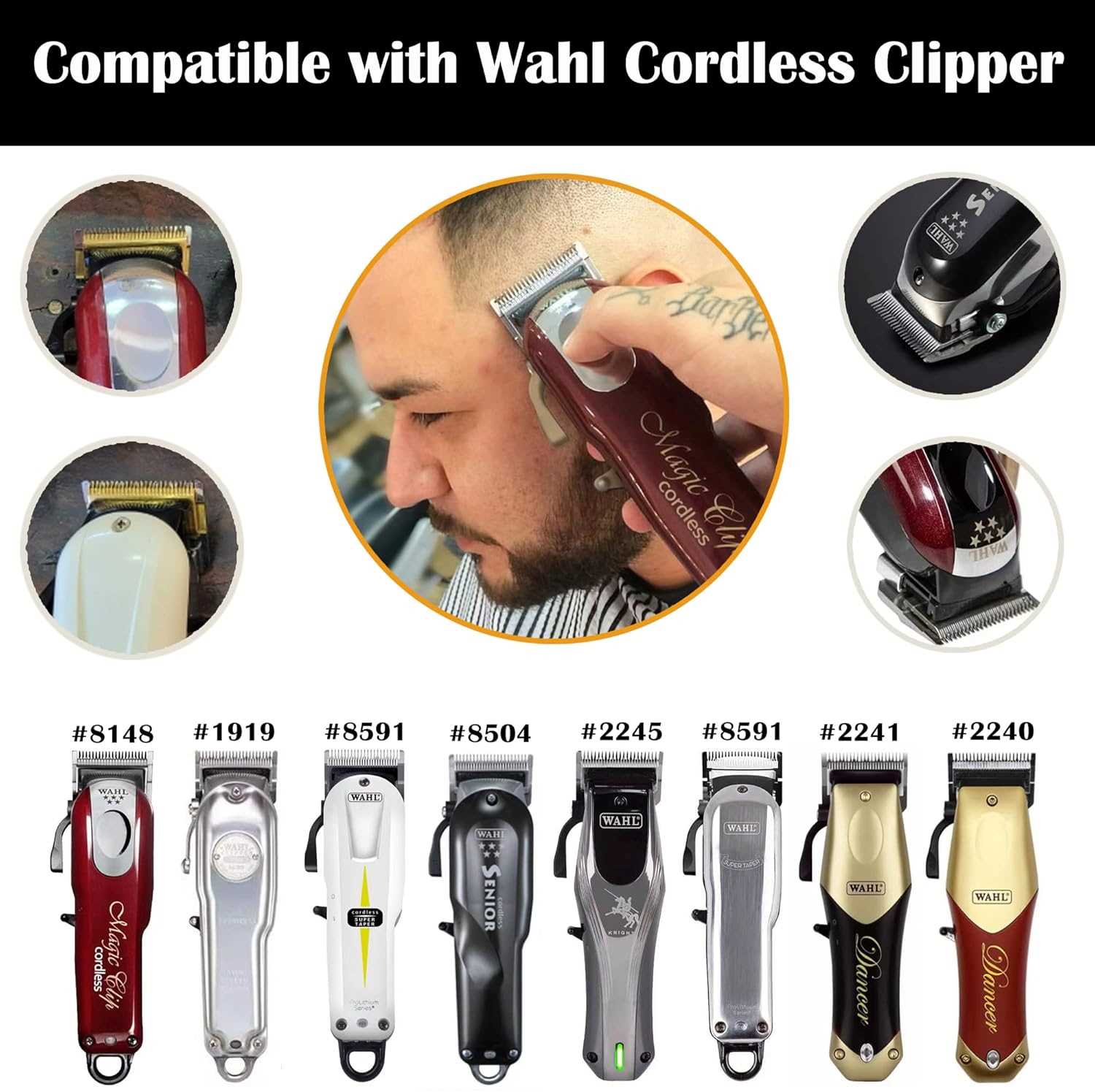 wahl magic clip cordless parts diagram