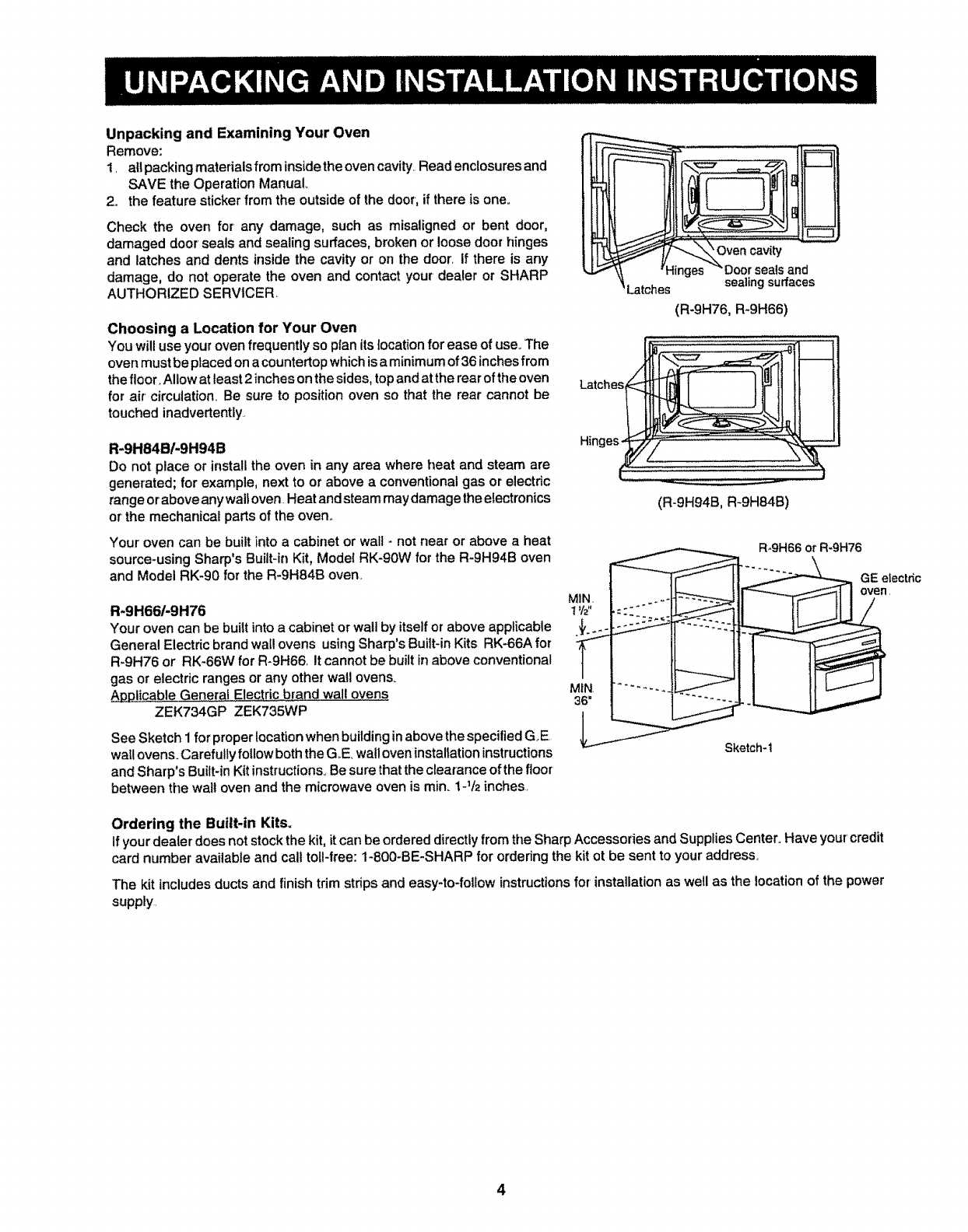 sharp microwave parts diagram