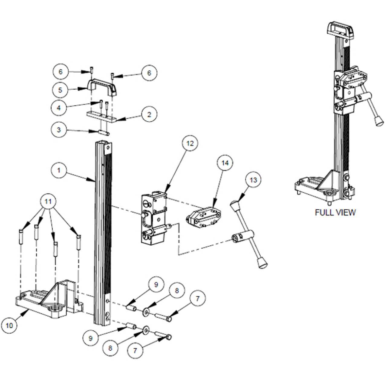 sumner drywall lift 2311 parts diagram