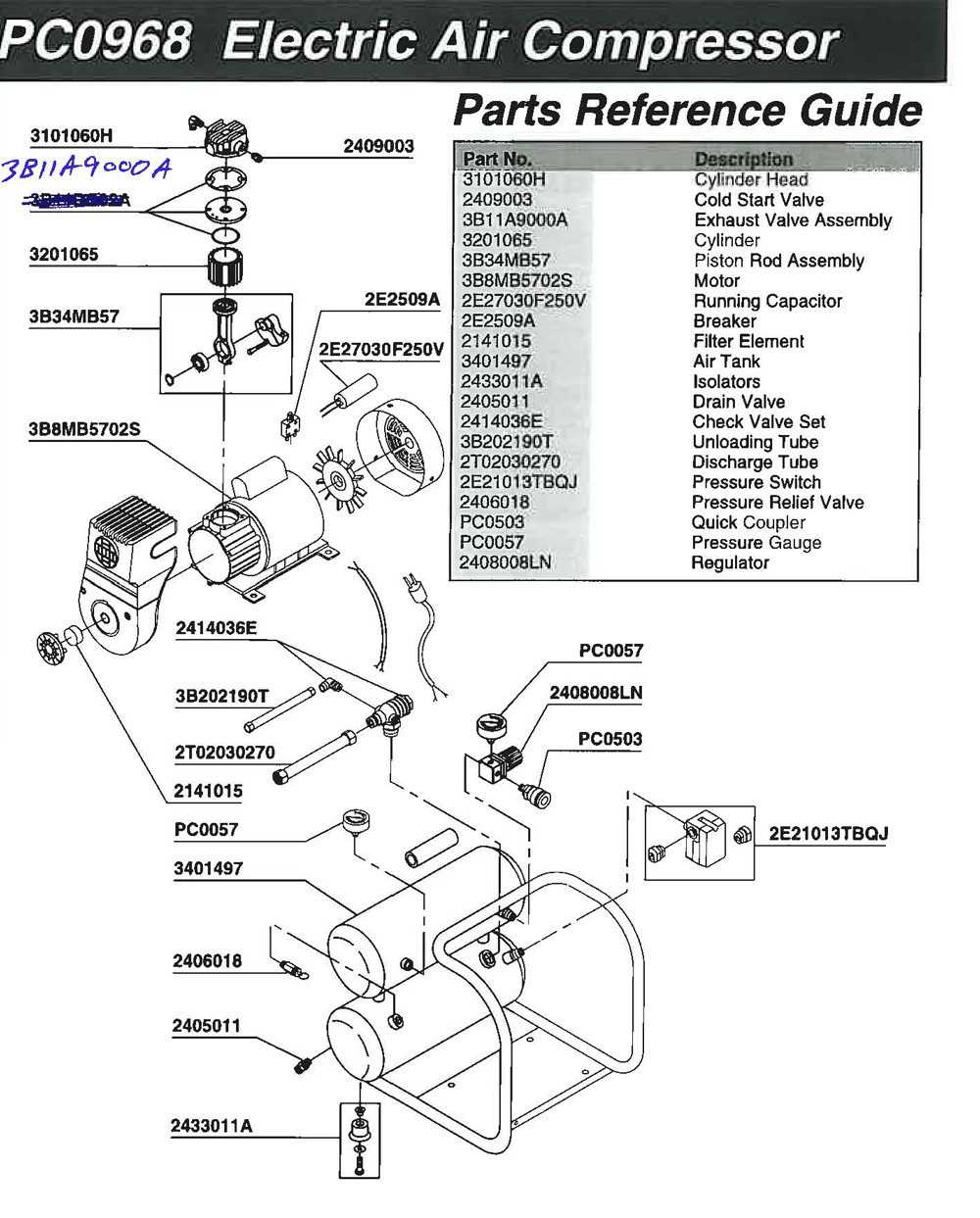 pressure switch parts diagram