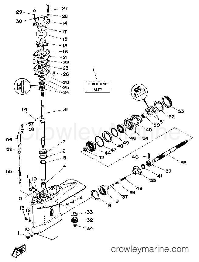 yamaha 40 hp outboard parts diagram