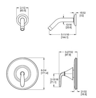 price pfister shower parts diagram