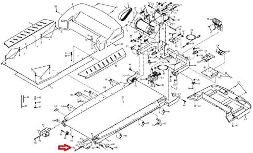 proform treadmill parts diagram