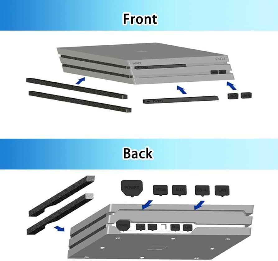 ps4 console ps4 parts diagram