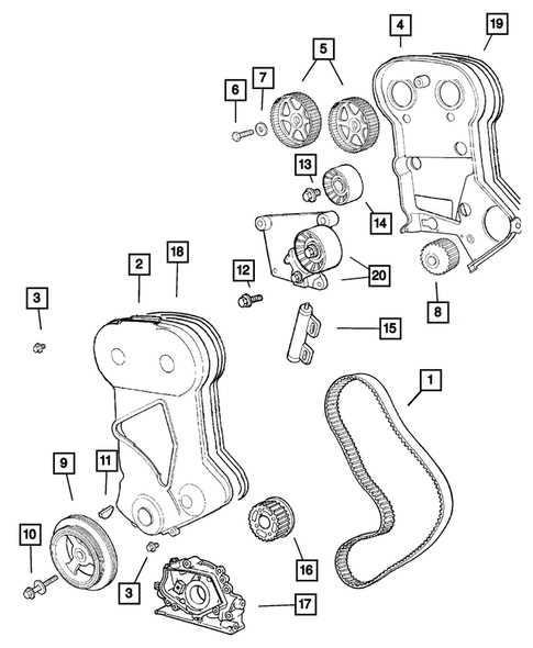 pt cruiser engine parts diagram