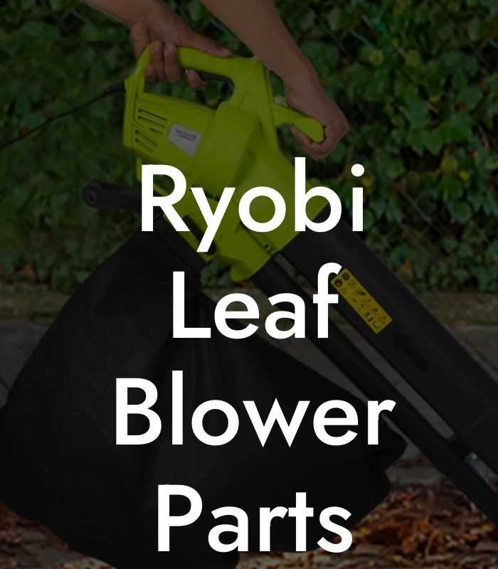 ryobi gas blower parts diagram