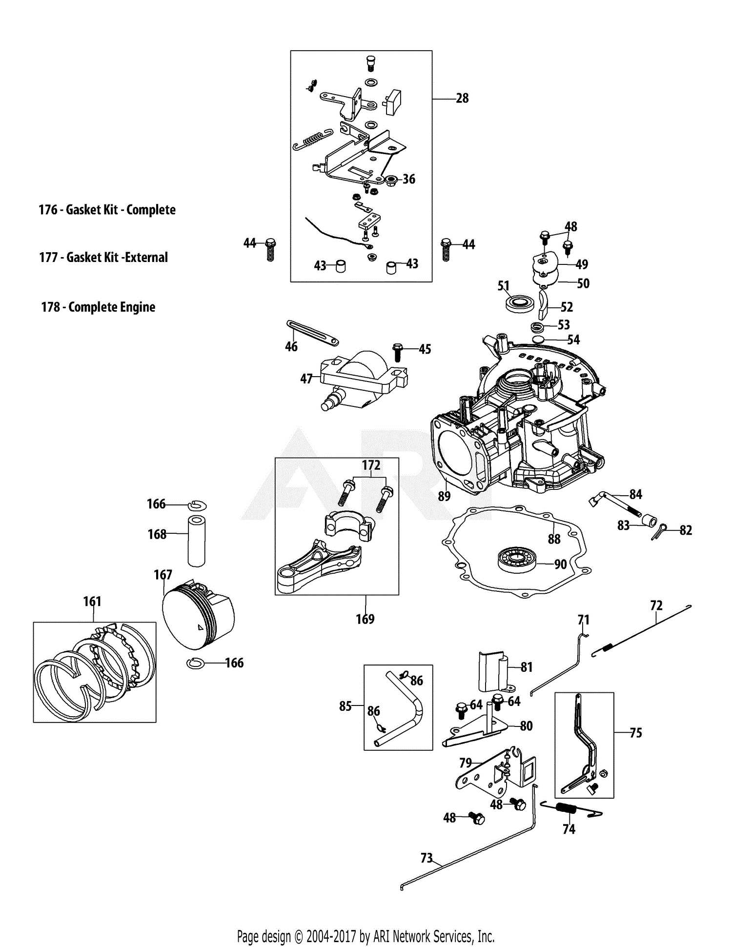 push mower troy bilt lawn mower parts diagram