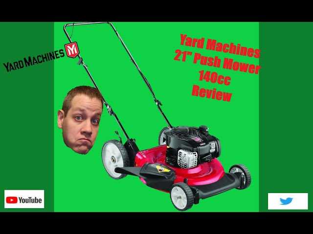 push mower yard machine lawn mower parts diagram