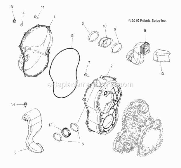 polaris sportsman 550 parts diagram