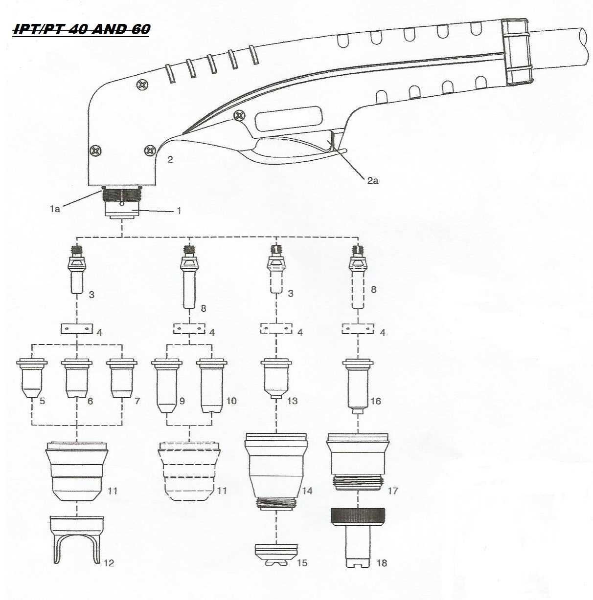 plasma torch parts diagram