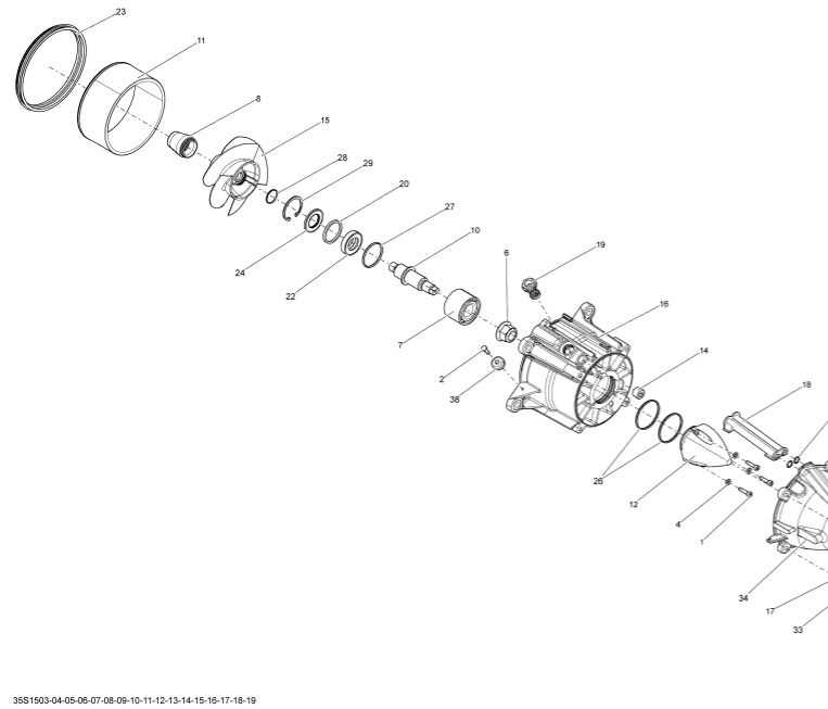 seadoo jet pump parts diagram