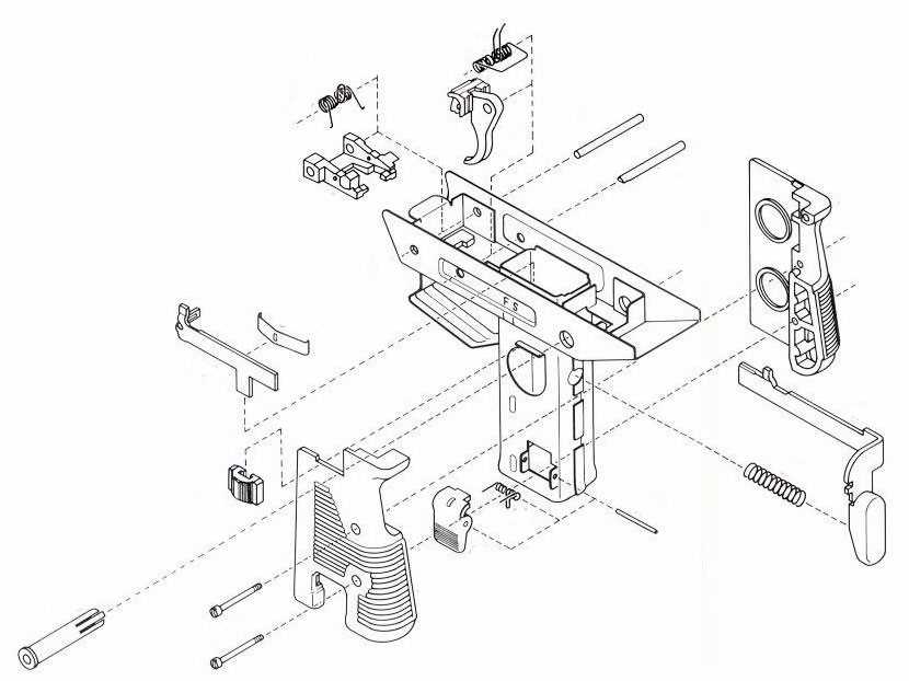 uzi parts diagram