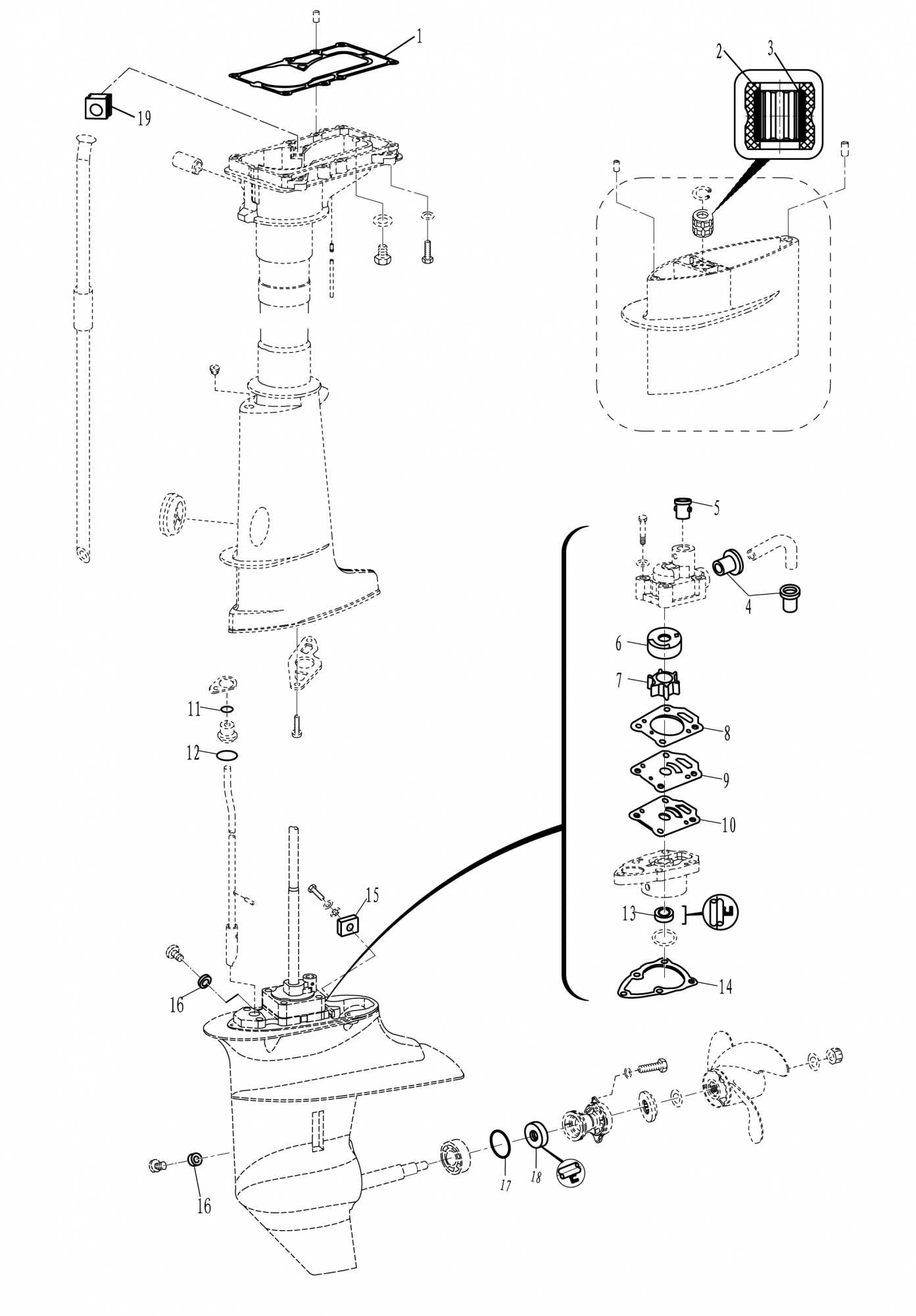 suzuki 2.5 outboard parts diagram