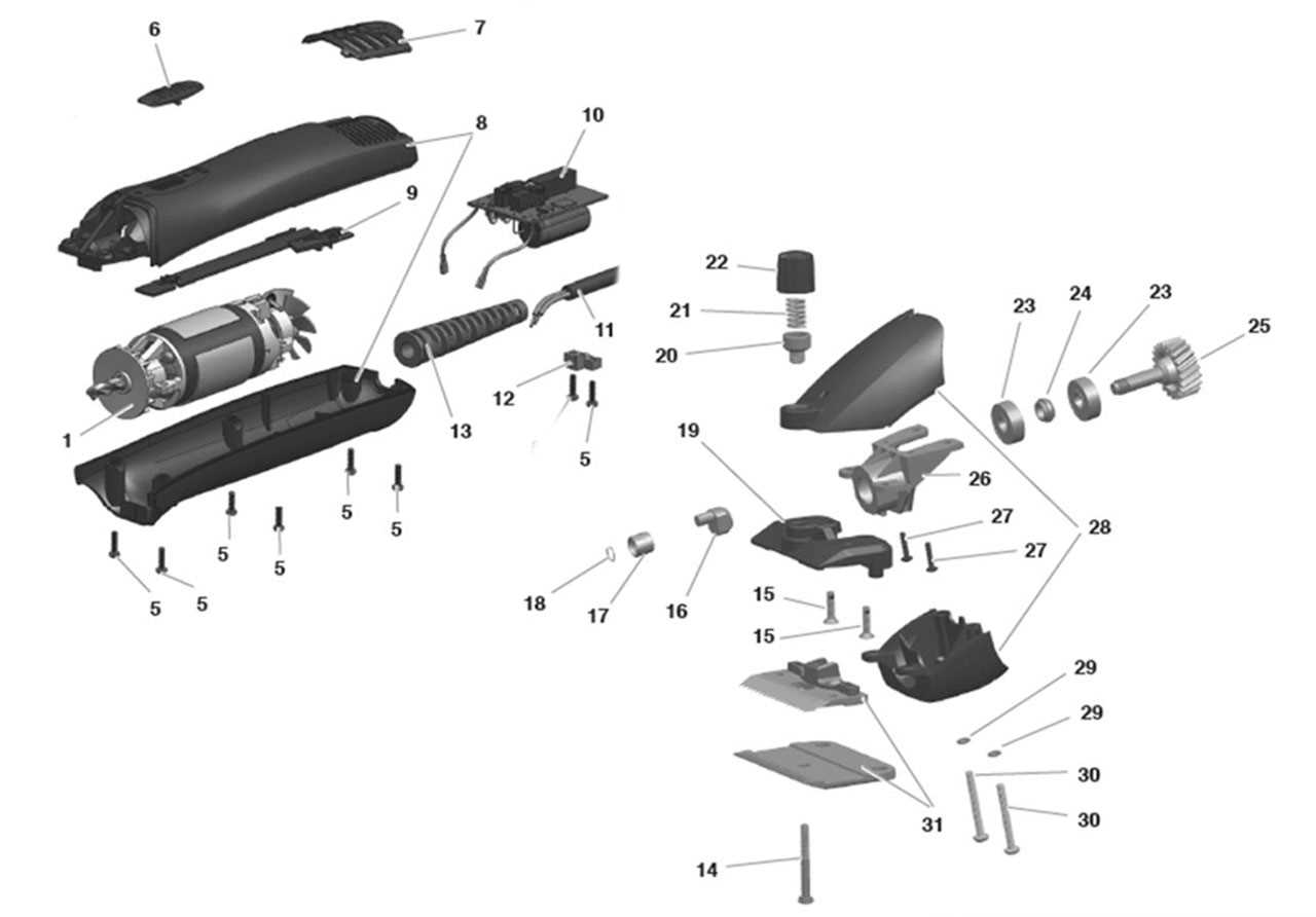 wahl parts diagram