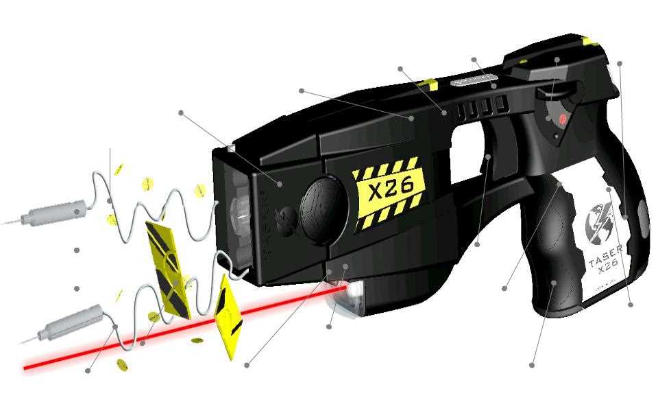 taser x26p parts diagram