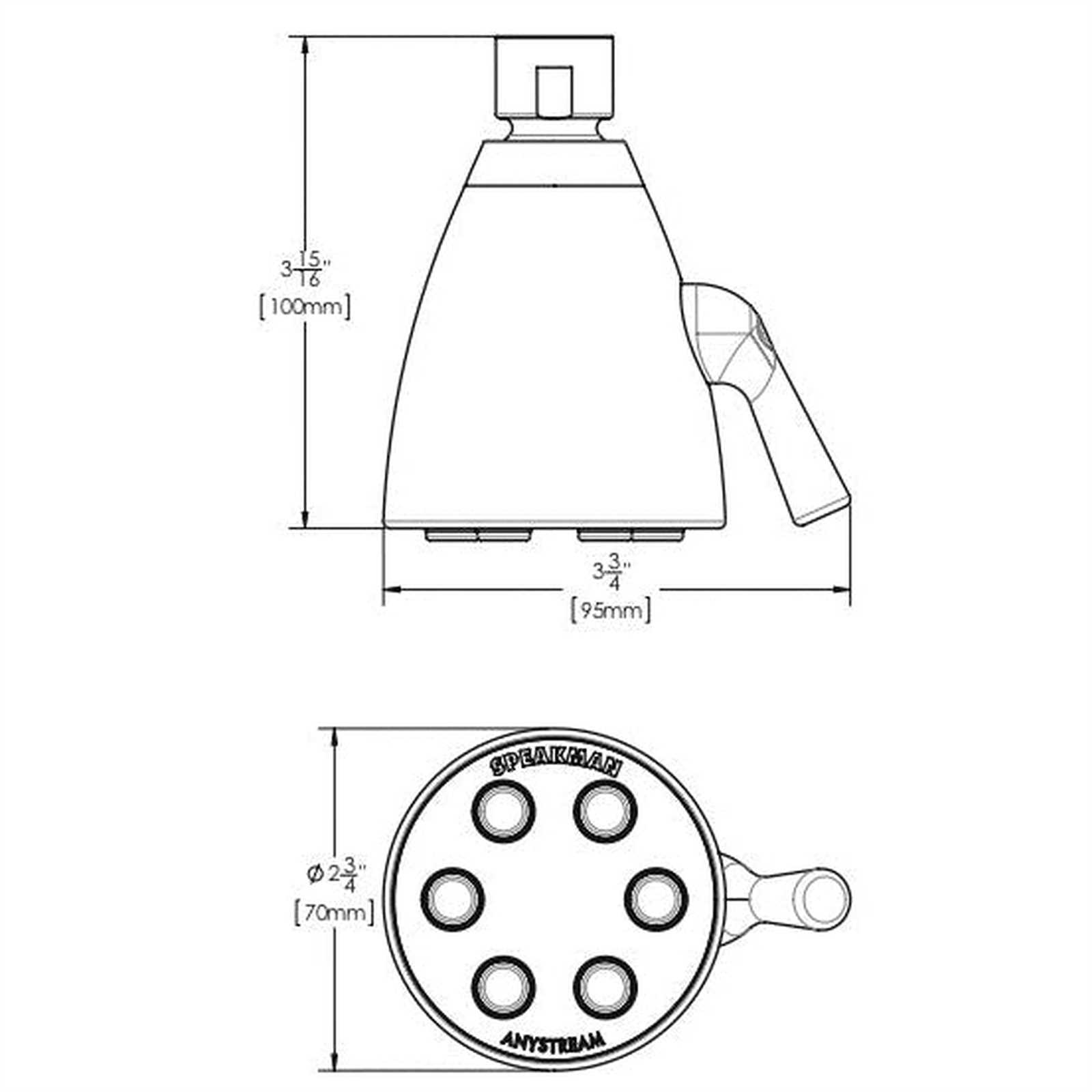 shower head parts diagram