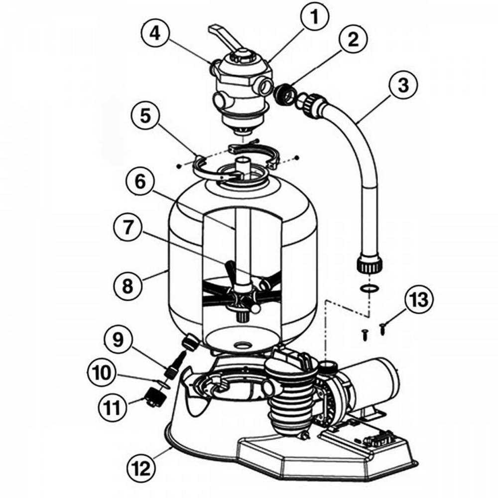 sta rite filter parts diagram