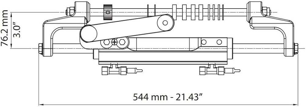 uflex hydraulic steering parts diagram