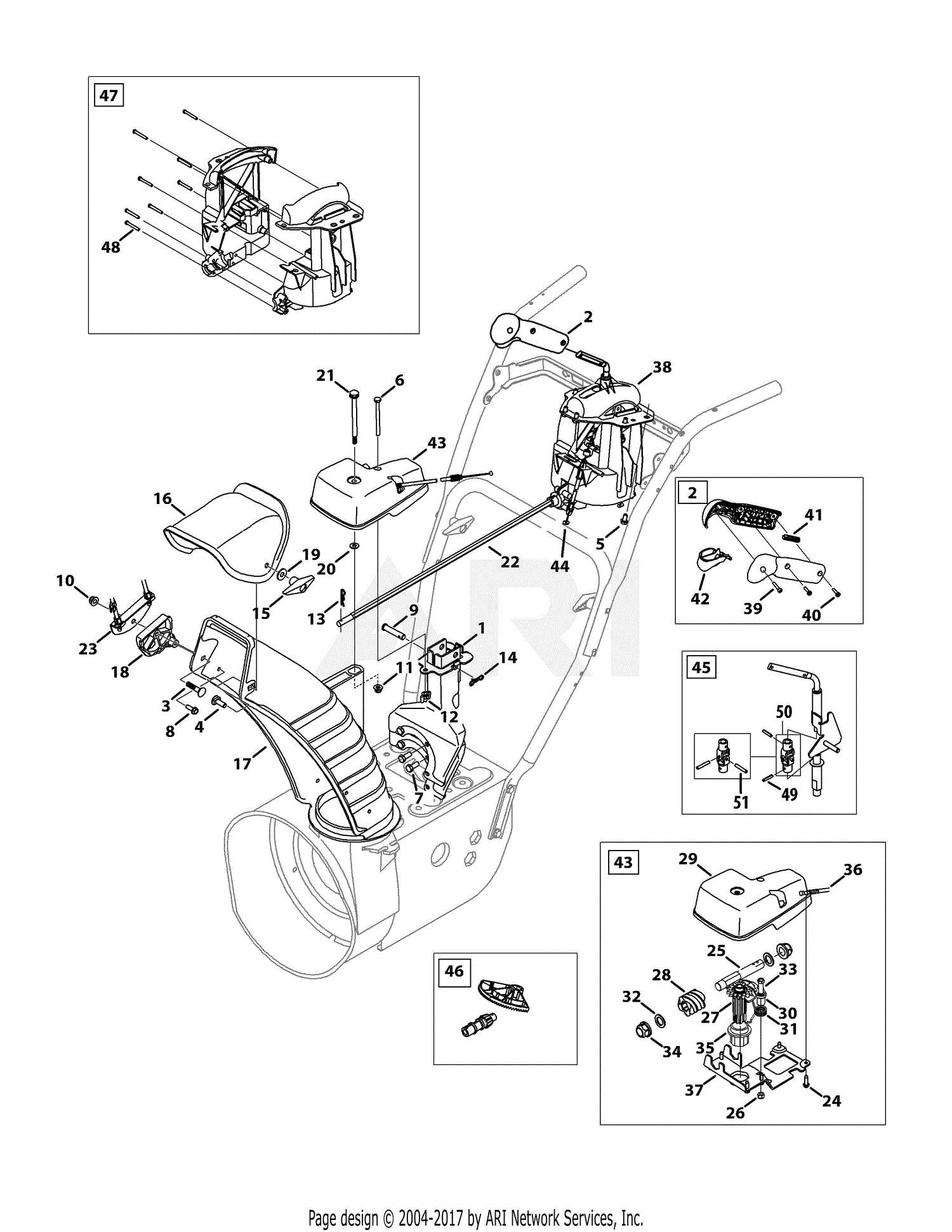 troy bilt parts diagram