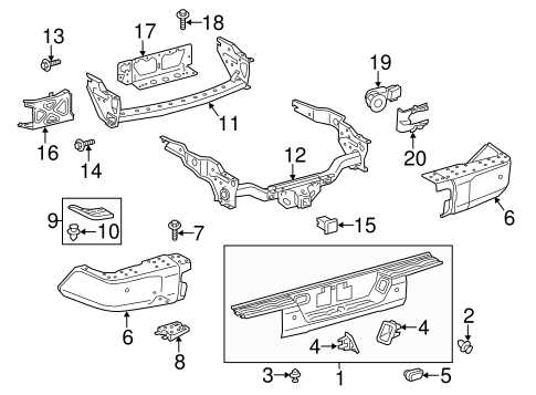 toyota tundra body parts diagram