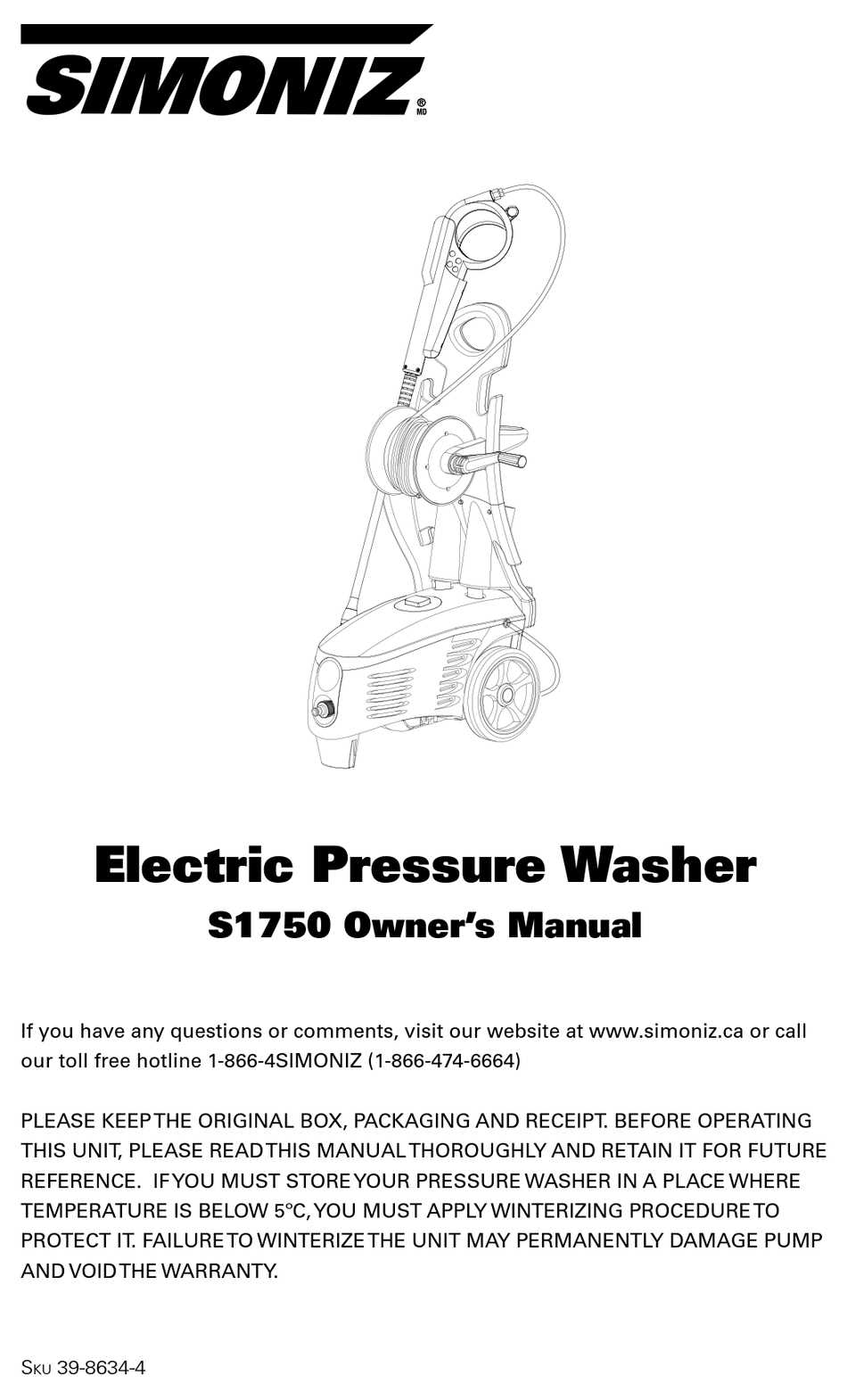 simoniz pressure washer parts diagram