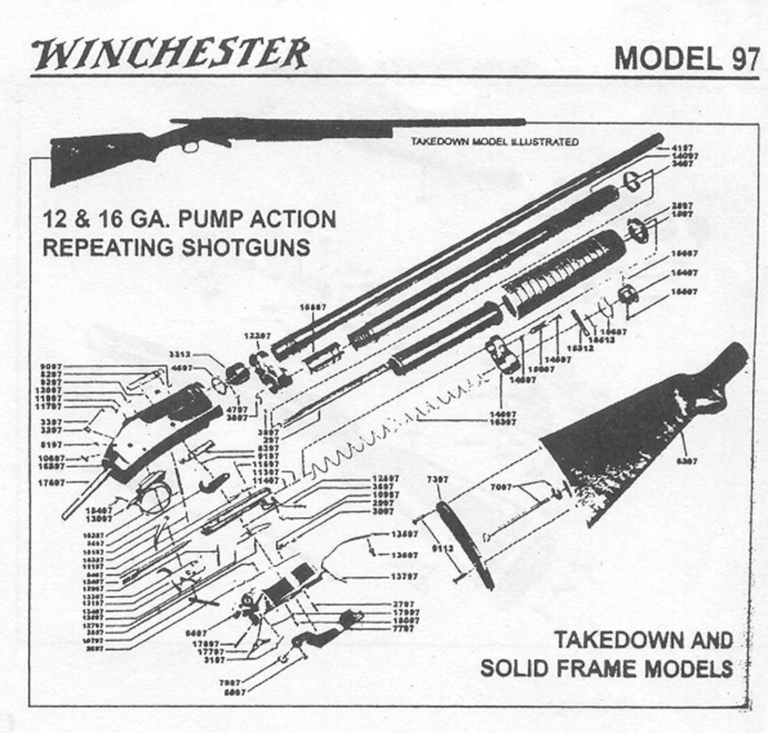 winchester model 37a parts diagram