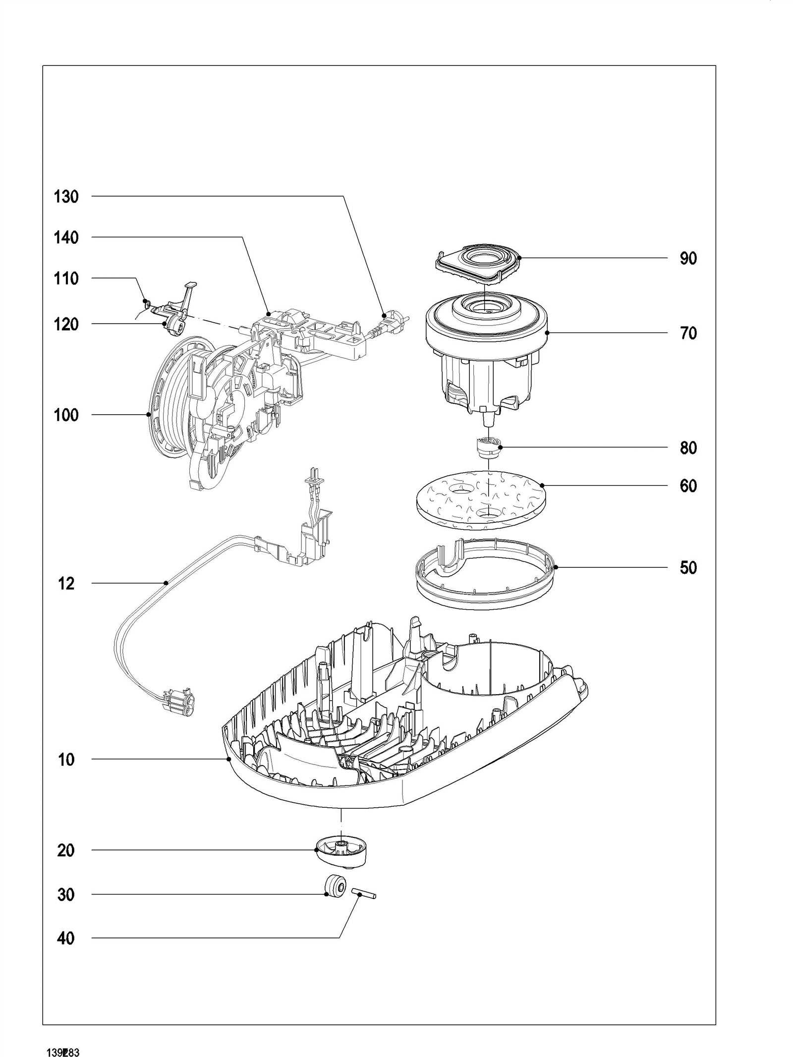 schematic miele vacuum parts diagram