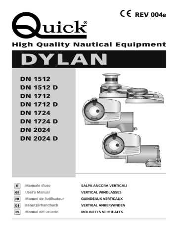 quick windlass parts diagram
