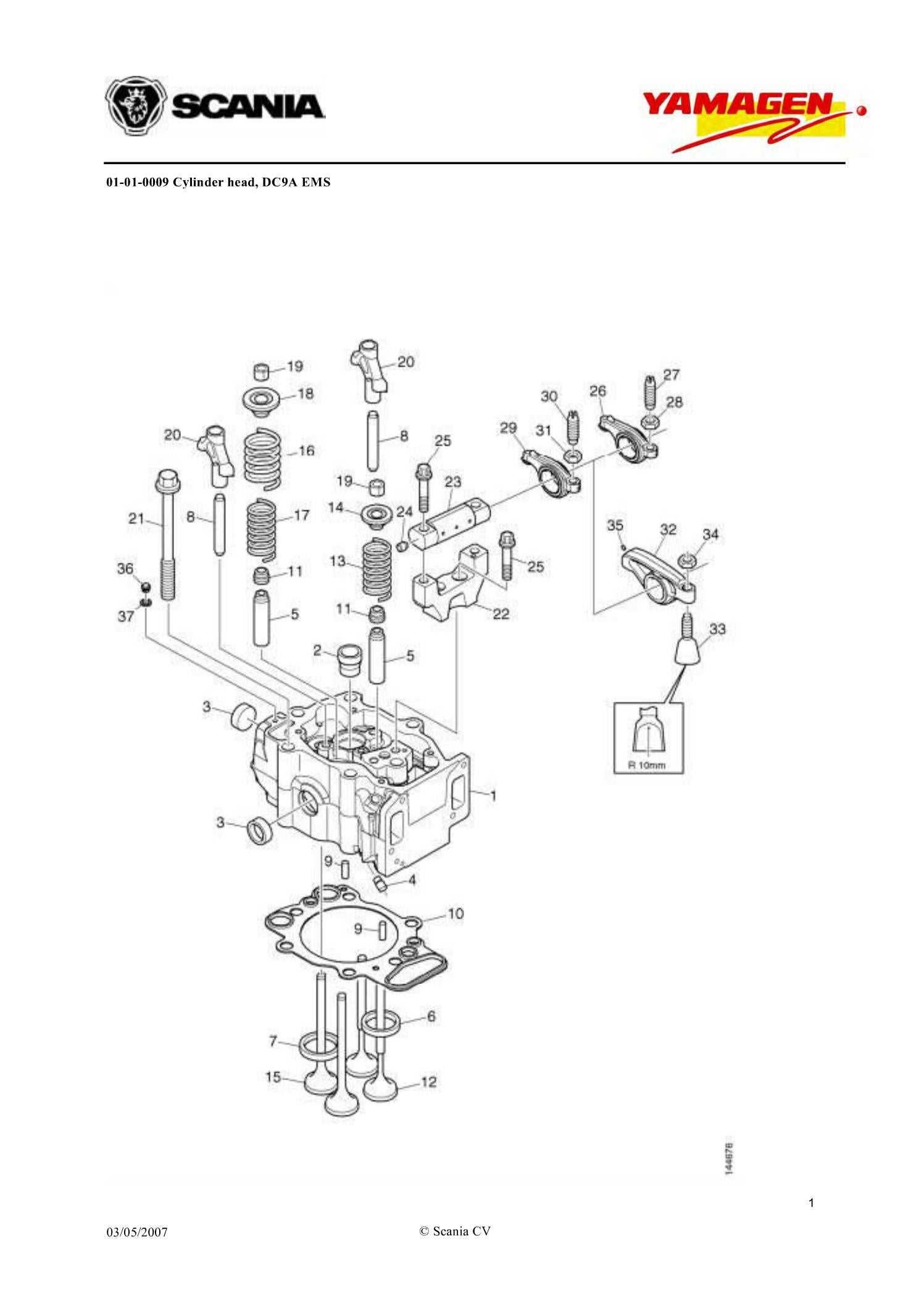 yanmar parts diagram