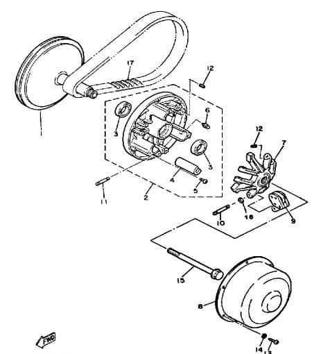 yamaha g14 parts diagram