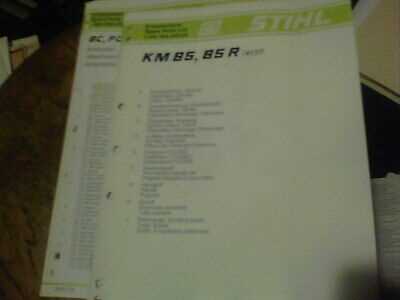 stihl km 90 r parts diagram